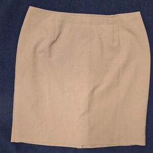 Requirements Tan Dress Skirt Womens Size 16